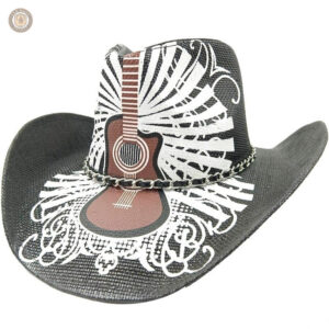 Chapeau cowboy noir élégant pour un look country authentique