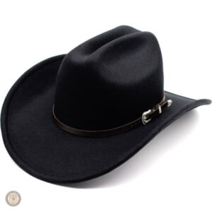 Chapeau western noir pour homme