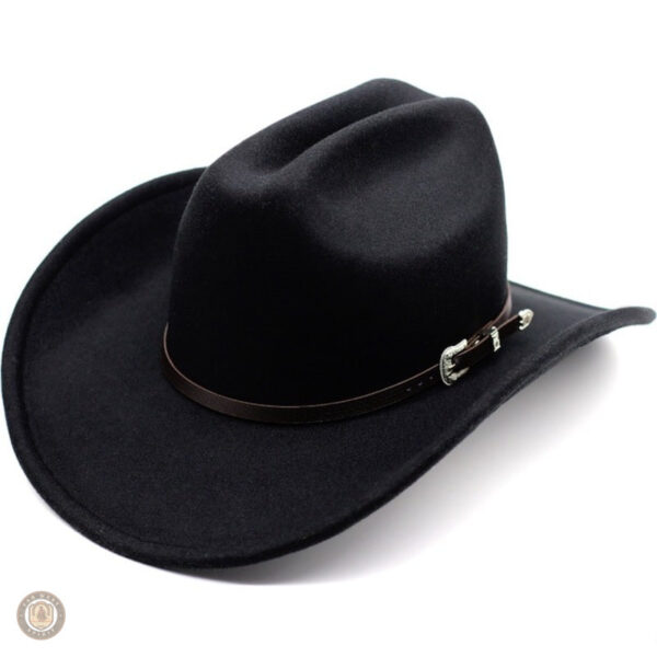 Chapeau western noir pour homme