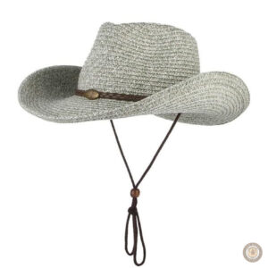 Chapeau en paille style western pour une allure cowboy