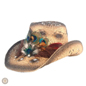 Chapeau de paille femme style western
