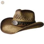 Chapeau de paille style cowboy inspiré du Mexique