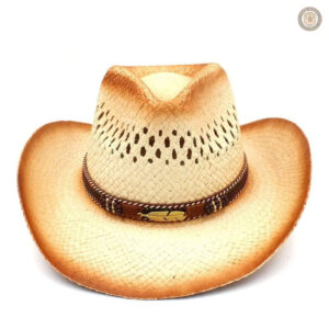 Accessoire de mode paille pour look cowboy décontracté