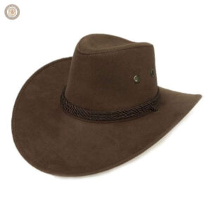 Chapeau de cowboy avec large bord pour protection solaire