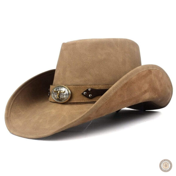 Chapeau cowboy classique avec large bord