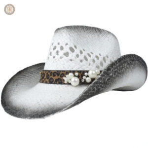 Accessoire de cowboy blanc, parfait pour les fans de style western