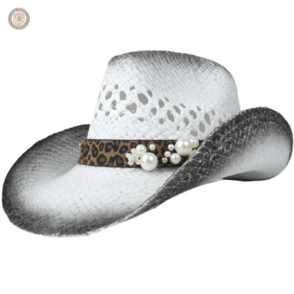 Accessoire de cowboy blanc, parfait pour les fans de style western