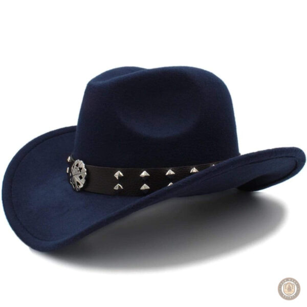 Chapeau de Western à Bord Court en style cowboy