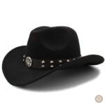 Accessoire de mode western, chapeau à bord court