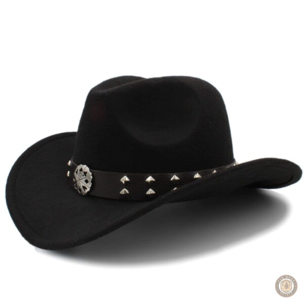Accessoire de mode western, chapeau à bord court