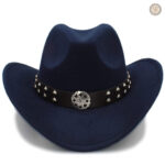 Élégant chapeau à bord court pour un look western authentique