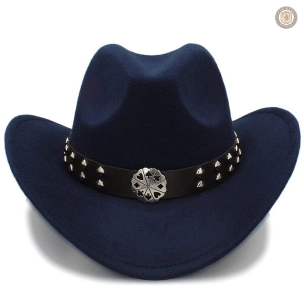 Élégant chapeau à bord court pour un look western authentique