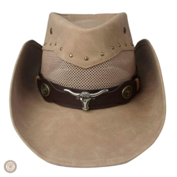Chapeau de cowboy noir avec large bord pour look western
