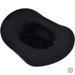 Chapeau Western en feutre, style cowboy, lanière ajustable