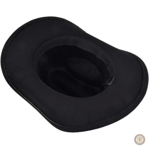 Chapeau Western en feutre, style cowboy, lanière ajustable