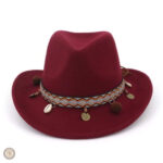 Accessoire de cowboy en cuir marron