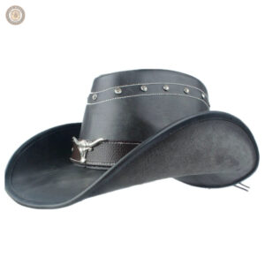 Chapeau de cowboy noir élégant pour un style western authentique