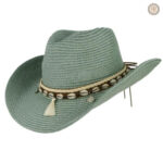 Chapeau cowboy paille, accessoire de mode intemporel