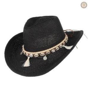 Chapeau de cowboy en paille, idéal pour les journées ensoleillées
