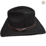 Chapeau de cowboy avec large bord et style western