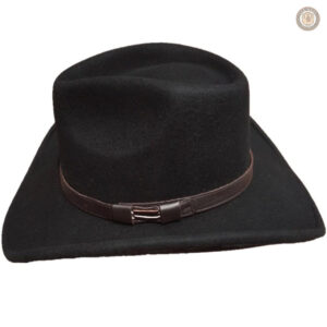 Chapeau de cowboy avec large bord et style western