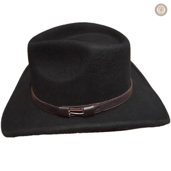 Chapeau de cowboy avec large bord et style western