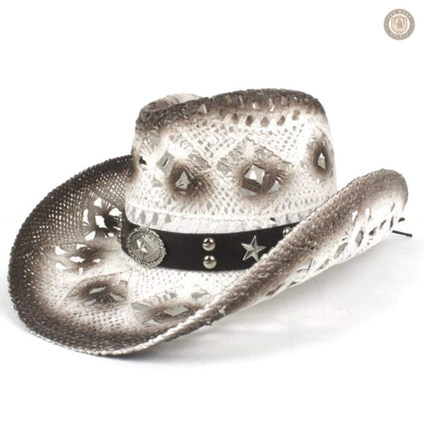 Chapeau Western Dallas en cuir pour cowboy