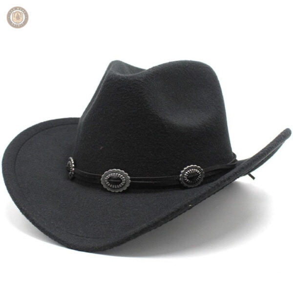 Accessoire de mode western, chapeau de cowboy classique