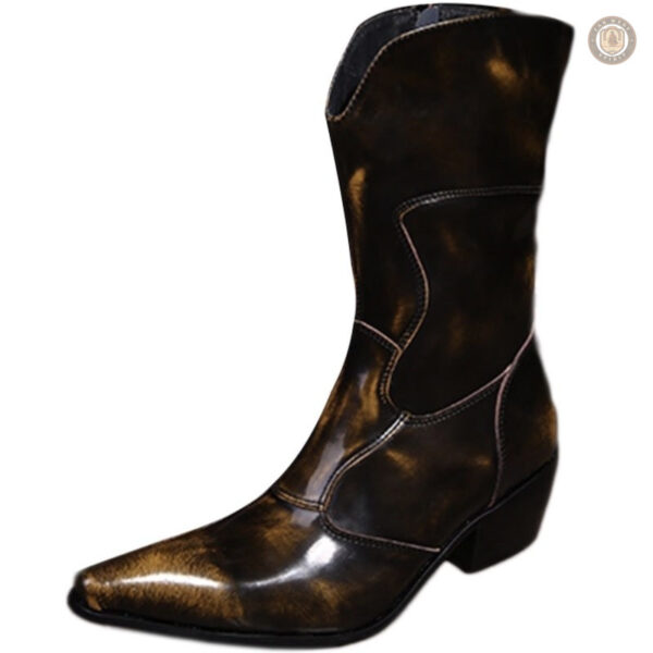 Chaussures Santiags Homme en cuir pour un style cowboy authentique