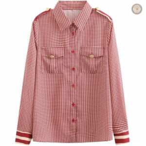 Chemise à carreaux femme style country élégante