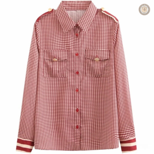 Chemise à carreaux femme style country élégante