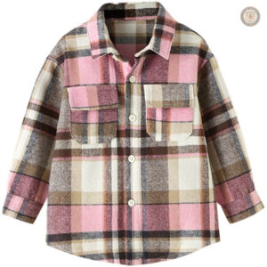Chemise à carreaux pour fille style cowboy