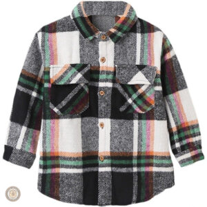 Vêtements à carreaux pour petite fille, thème cowboy