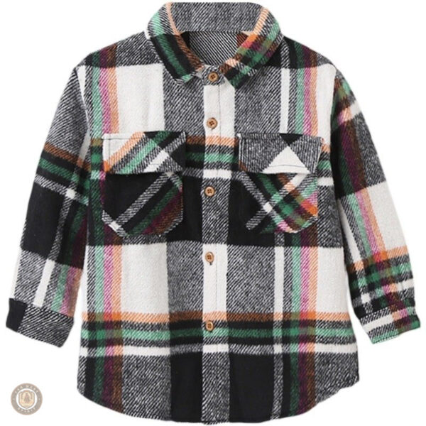 Vêtements à carreaux pour petite fille, thème cowboy
