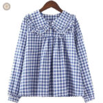 Chemise à carreaux pour fille style cowboy