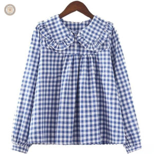 Chemise à carreaux pour fille style cowboy