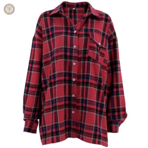 Chemise western à carreaux pour femme, style décontracté