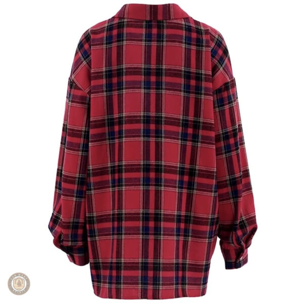 Vêtement à carreaux femme, parfait pour un look western chic