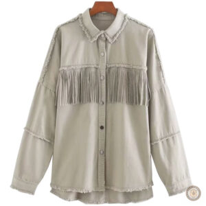 Chemise à franges tendance pour les fans de style western