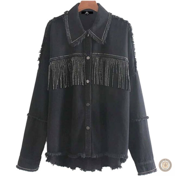 Chemise western femme avec franges élégantes