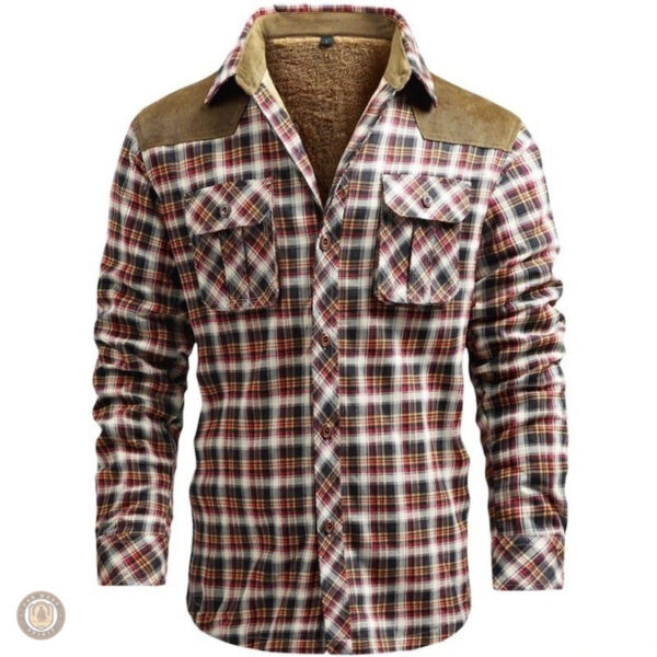 Chemise western pour homme, motif américain et coupe décontractée