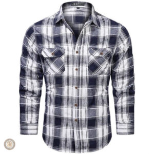 Chemise à carreaux style cowboy pour homme