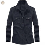 Chemise western bleue pour homme