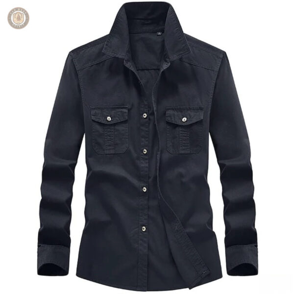 Chemise western bleue pour homme