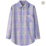 Chemise western bleue pour femme