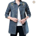 Chemise western brodée femme, style décontracté et élégant