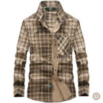 Chemise à carreaux pour homme style country