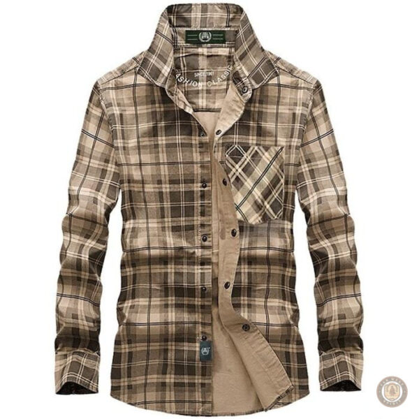 Chemise à carreaux pour homme style country