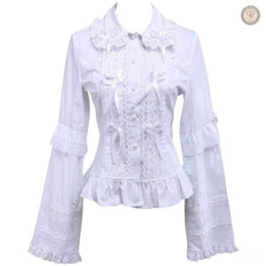 Chemise blanche style western pour femme