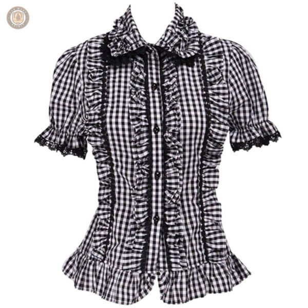 Chemise femme à carreaux style country